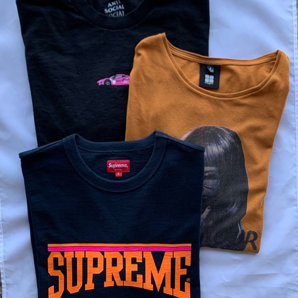 Supreme Other - Men’s Size Large Graphic T-Shirt Bundle CA